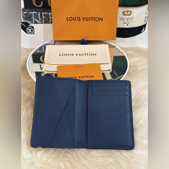 🔥 LOUIS VUITTON Damier Graphite Brazza Pocket Organizer Wallet Full Inclusion - Picture 10 of 11